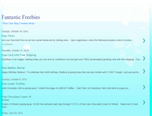 Tablet Screenshot of freebiefantastic.blogspot.com