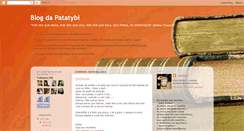 Desktop Screenshot of blogdapatatybi.blogspot.com