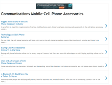 Tablet Screenshot of communications-mobile-cell-phone-acce.blogspot.com