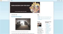 Desktop Screenshot of johnrozumforkids.blogspot.com