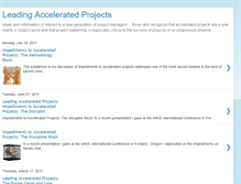 Tablet Screenshot of acceleratedprojects.blogspot.com