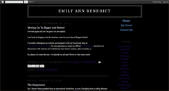 Desktop Screenshot of emilyannbenedict.blogspot.com