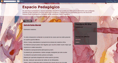 Desktop Screenshot of espaciopedagogico-ugmtux.blogspot.com