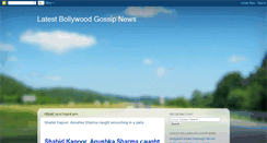Desktop Screenshot of latestbollywoodgossipnews.blogspot.com