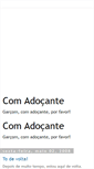 Mobile Screenshot of comadocante.blogspot.com