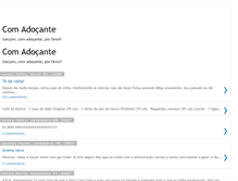 Tablet Screenshot of comadocante.blogspot.com