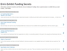 Tablet Screenshot of exhibitfundingsecrets.blogspot.com