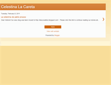 Tablet Screenshot of celestinalacareta.blogspot.com