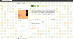 Desktop Screenshot of freegreenbeans.blogspot.com