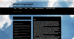 Desktop Screenshot of misteri-lingkungan.blogspot.com