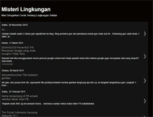 Tablet Screenshot of misteri-lingkungan.blogspot.com