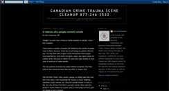 Desktop Screenshot of canadiancrimescenecleanup.blogspot.com