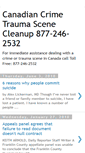 Mobile Screenshot of canadiancrimescenecleanup.blogspot.com