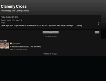 Tablet Screenshot of clammycross.blogspot.com