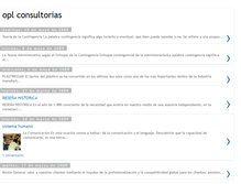 Tablet Screenshot of oplconsultorias.blogspot.com
