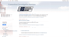 Desktop Screenshot of connecticutinvestigativeservices.blogspot.com