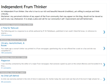 Tablet Screenshot of independentfrumthinker.blogspot.com