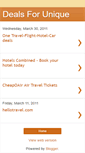 Mobile Screenshot of dealsforunique.blogspot.com