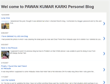 Tablet Screenshot of pawankumarkarki.blogspot.com