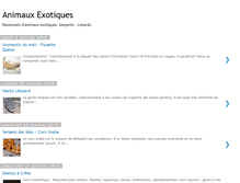 Tablet Screenshot of animaux-exotiques.blogspot.com