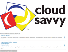 Tablet Screenshot of cloudsavvy.blogspot.com