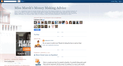 Desktop Screenshot of missmarshmoney.blogspot.com