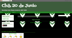 Desktop Screenshot of futbolinfantil20dejunio.blogspot.com