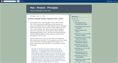 Desktop Screenshot of pastpresentprinciples.blogspot.com
