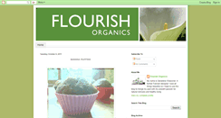 Desktop Screenshot of flourishorganics.blogspot.com