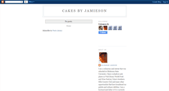 Desktop Screenshot of jamieson-cakes.blogspot.com