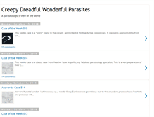 Tablet Screenshot of parasitewonders.blogspot.com