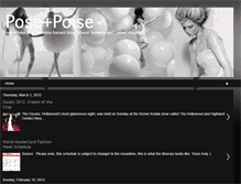 Tablet Screenshot of posepoise.blogspot.com