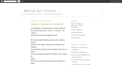 Desktop Screenshot of ideasalvuelo.blogspot.com