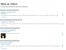 Tablet Screenshot of ideasalvuelo.blogspot.com