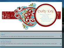 Tablet Screenshot of crafty-kris.blogspot.com