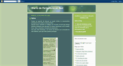 Desktop Screenshot of diariodeperiodismoenred.blogspot.com