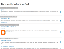 Tablet Screenshot of diariodeperiodismoenred.blogspot.com
