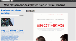 Desktop Screenshot of mon-classement-cinema-2010.blogspot.com