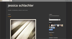 Desktop Screenshot of jessicaschlachter.blogspot.com