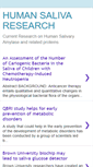 Mobile Screenshot of humansalivaresearch.blogspot.com