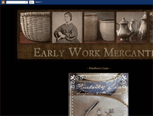 Tablet Screenshot of earlywork-pineberrylane.blogspot.com