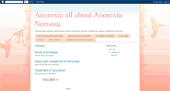 Desktop Screenshot of anorexic-info.blogspot.com