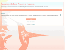 Tablet Screenshot of anorexic-info.blogspot.com