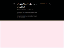 Tablet Screenshot of magalimulhermagia.blogspot.com