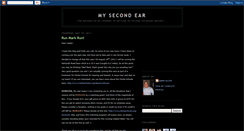 Desktop Screenshot of mysecondear.blogspot.com
