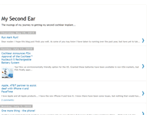 Tablet Screenshot of mysecondear.blogspot.com
