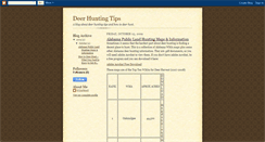 Desktop Screenshot of bestdeerhuntingtips.blogspot.com