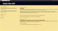 Desktop Screenshot of deadcitydiy.blogspot.com