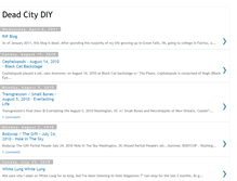 Tablet Screenshot of deadcitydiy.blogspot.com