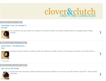 Tablet Screenshot of cloverandclutch.blogspot.com